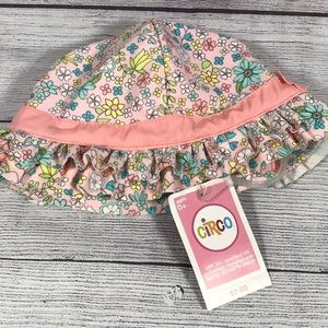 NWT CIRCO Floral Print Swim Cap ~UPF 50+